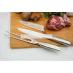 BBQ tool kits ceramic meat carving knife and steak fork set